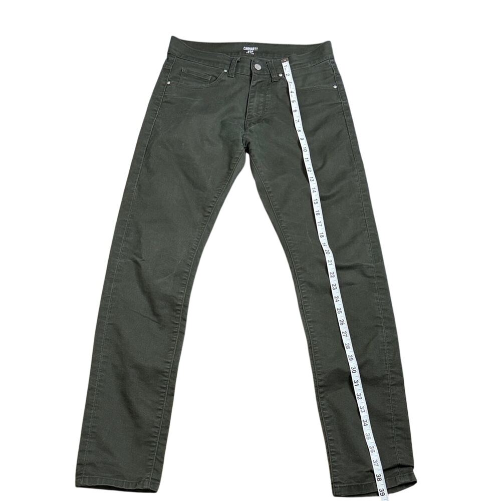 Carhartt WIP vicious Olive Slim Fit Men's Jeans 29/32